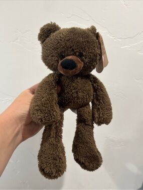 Gund Brown Bear Wooly H13901 Long Arm Leg Stuffed Plush Toy Tag
